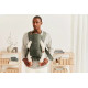 BabyBjorn - Рюкзак-кенгуру Baby Carrier Mini Woven, Dark green (темно-зелений), арт. 7317680210401