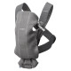 BabyBjorn - Рюкзак-кенгуру Baby Carrier Mini 3D Jersey, Dark Grey (темно-сірий), арт. 7317680210845, купить в KIOSK для МАМ, Киев