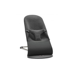 BabyBjorn - Крісло-шезлонг Bouncer Bliss 3D Jersey, Charcoal Grey (чорно-сірий), арт. 7317680060761
