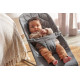 BabyBjorn - Крісло-шезлонг Bouncer Bliss Cotton Petal Quilt, Antracyt (антрацит), арт. 7317680061263 