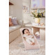 BabyBjorn - Крісло-шезлонг Bouncer Balance Soft Mesh, Pearly pink/White (світло-сіра рама), арт. 7317680051424 