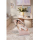 BabyBjorn - Крісло-шезлонг Bouncer Balance Soft Mesh, Pearly pink/White (світло-сіра рама), арт. 7317680051424 
