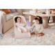 BabyBjorn - Крісло-шезлонг Bouncer Balance Soft Mesh, Pearly pink/White (світло-сіра рама), арт. 7317680051424 