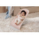 BabyBjorn - Крісло-шезлонг Bouncer Balance Soft Mesh, Pearly pink/White (світло-сіра рама), арт. 7317680051424 