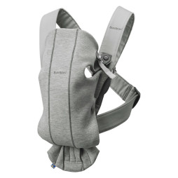 BabyBjorn - Рюкзак-кенгуру Baby Carrier Mini 3D Jersey, Light Grey (світло-сірий), арт. 7317680210722