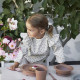 Elodie Details - Дитячий нагрудник-сорочка з довгими рукавами, Autumn Rose, арт. 30410112497NA 