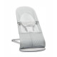 BabyBjorn - Крісло-шезлонг Bouncer Balance Soft Mesh, Silver/White (світло-сіра рама), арт. 7317680051295, купить в KIOSK для МАМ, Киев
