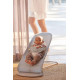 BabyBjorn - Крісло-шезлонг Bouncer Balance Soft Mesh, Silver/White (світло-сіра рама), арт. 7317680051295 