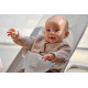 BabyBjorn - Крісло-шезлонг Bouncer Balance Soft Mesh, Silver/White (світло-сіра рама), арт. 7317680051295 
