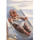 BabyBjorn - Крісло-шезлонг Bouncer Balance Soft Mesh, Silver/White (світло-сіра рама), арт. 7317680051295 