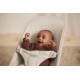 BabyBjorn - Крісло-шезлонг Bouncer Balance Soft Woven/Jersey Tri-Fabric, Light Beige (світло-сіра рама), арт. 7317680051301