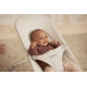 BabyBjorn - Крісло-шезлонг Bouncer Balance Soft Woven/Jersey Tri-Fabric, Light Beige (світло-сіра рама), арт. 7317680051301