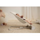 BabyBjorn - Крісло-шезлонг Bouncer Balance Soft Woven/Jersey Tri-Fabric, Light Beige (світло-сіра рама), арт. 7317680051301