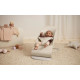 BabyBjorn - Крісло-шезлонг Bouncer Balance Soft Woven/Jersey Tri-Fabric, Light Beige (світло-сіра рама), арт. 7317680051301