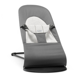 BabyBjorn - Крісло-шезлонг Bouncer Balance Soft Cotton/Jersey, Dark Grey/Grey (сірий), арт. 7317680050847