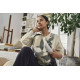 BabyBjorn - Рюкзак-кенгуру Baby Carrier Mini Cotton, Print Khaki/Green (хакі), арт. 7317680210395 