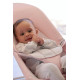BabyBjorn - Крісло-шезлонг Bouncer Balance Soft Cotton/Jersey, Light Pink/Grey (світло-сіра рама), арт. 7317680051899 