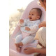 BabyBjorn - Крісло-шезлонг Bouncer Balance Soft Cotton/Jersey, Light Pink/Grey (світло-сіра рама), арт. 7317680051899 