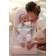 BabyBjorn - Крісло-шезлонг Bouncer Balance Soft Cotton/Jersey, Light Pink/Grey (світло-сіра рама), арт. 7317680051899 