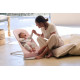 BabyBjorn - Крісло-шезлонг Bouncer Balance Soft Cotton/Jersey, Light Pink/Grey (світло-сіра рама), арт. 7317680051899 