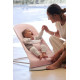 BabyBjorn - Крісло-шезлонг Bouncer Balance Soft Cotton/Jersey, Light Pink/Grey (світло-сіра рама), арт. 7317680051899 