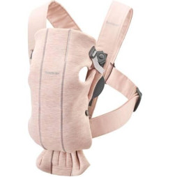 BabyBjorn - Рюкзак-кенгуру Baby Carrier Mini 3D Jersey, Light Pink (світло-рожевий), арт. 7317680210777
