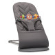 BabyBjorn - Крісло-шезлонг Bouncer Bliss Cotton Petal Quilt, Antracyt (антрацит) + Іграшка Googly Eyes, арт. 7317686060260, купить в KIOSK для МАМ, Киев