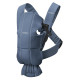 BabyBjorn - Рюкзак-кенгуру Baby Carrier Mini Cotton, Vintage Indigo (синій), арт. 7317680210746, купить в KIOSK для МАМ, Киев