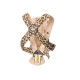 BabyBjorn - Рюкзак-кенгуру Baby Carrier Mini Cotton, Beige/Leopard (бежевий/леопард), арт. 7317680210753 