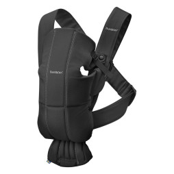 BabyBjorn - Кенгуру-рюкзак Baby Carrier Mini Cotton, Black (чорний), арт. 7317680210562