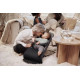 BabyBjorn - Кресло-шезлонг Bouncer Balance Soft Cotton, Black/Dark Grey (чорний/сірий), арт. 7317680050229 
