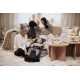 BabyBjorn - Кресло-шезлонг Bouncer Balance Soft Cotton, Black/Dark Grey (чорний/сірий), арт. 7317680050229 