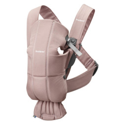 BabyBjorn - Кенгуру-рюкзак Baby Carrier Mini Cotton, Dusty Pink (рожевий), арт. 7317680210142