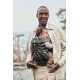 BabyBjorn - Рюкзак-кенгуру Baby Carrier Mini Cotton, Anthracite/Landscape Print, арт. 7317680210272 