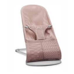 BabyBjorn - Крісло-шезлонг Bouncer Bliss Mesh, Dusty Pink (пільно-рожевий), арт. 7317680061089