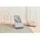 BabyBjorn - Крісло-шезлонг Bouncer Bliss 3D Jersey, Light Grey (світло-сірий) + Іграшка Soft Friends, арт. 7317686060727 