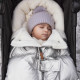 Elodie Details - универсальный зимний конверт - Silver Sheen, арт. 50500209207NA, рекомендован от 0 до 3 лет