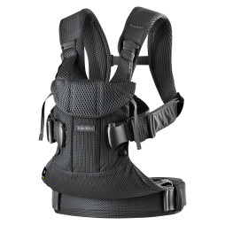 BabyBjorn - Рюкзак-кенгуру Baby Carrier One Air 3D, чорний, арт. 7317680980250