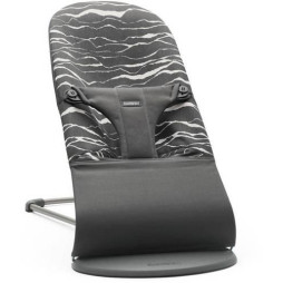 BabyBjorn - Крісло-шезлонг Bouncer Bliss Cotton, Antracyt/Landscape Print, арт. 7317680060273