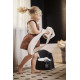 Крісло-горщик Babybjorn Potty Chair, Black/White (чорний/білий), арт. 7317680552563 - для дітей віком від 1,5 до 3 років