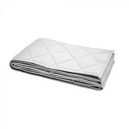 Защитный бортик бампер Soft Grey (серый), стеганый, для кроваток 60x120/70x140 см