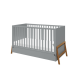 Ліжечко Bellamy Lotta Grey 140x70, трансформер, з ящиком для білизни, арт. LOSZLO70, для новонародженого, від 0 до 5 років