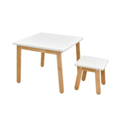 Комплект детской мебели Woody Elegant White (столик и стульчик), от 2 до 5 лет - со скидкой 7%