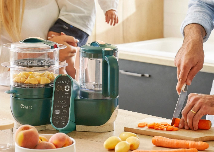 Babymoov Nutribaby+ — блендер-пароварка для прикорму | Kidsline.ua-52 - зображення