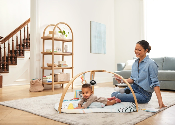 Розвиваючий килимок Skip Hop Discoverosity Montessori-Inspired – офіційно в Україні | Фіскальний чек та гарантія KIDSLINE-42 - зображення