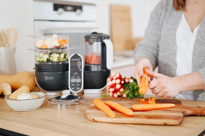 Babymoov Nutribaby+ — блендер-пароварка для прикорму | Kidsline.ua-49 - зображення