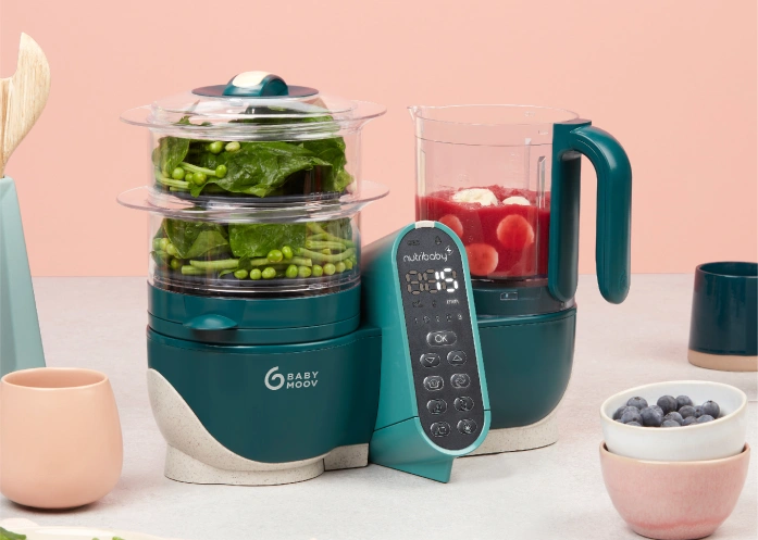 Babymoov Nutribaby+ — блендер-пароварка для прикорму | Kidsline.ua-51 - зображення
