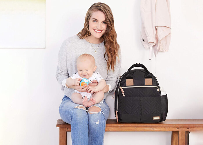 Рюкзак для мами Skip Hop 6 в 1 - Black | KIDSLINE-40 - зображення